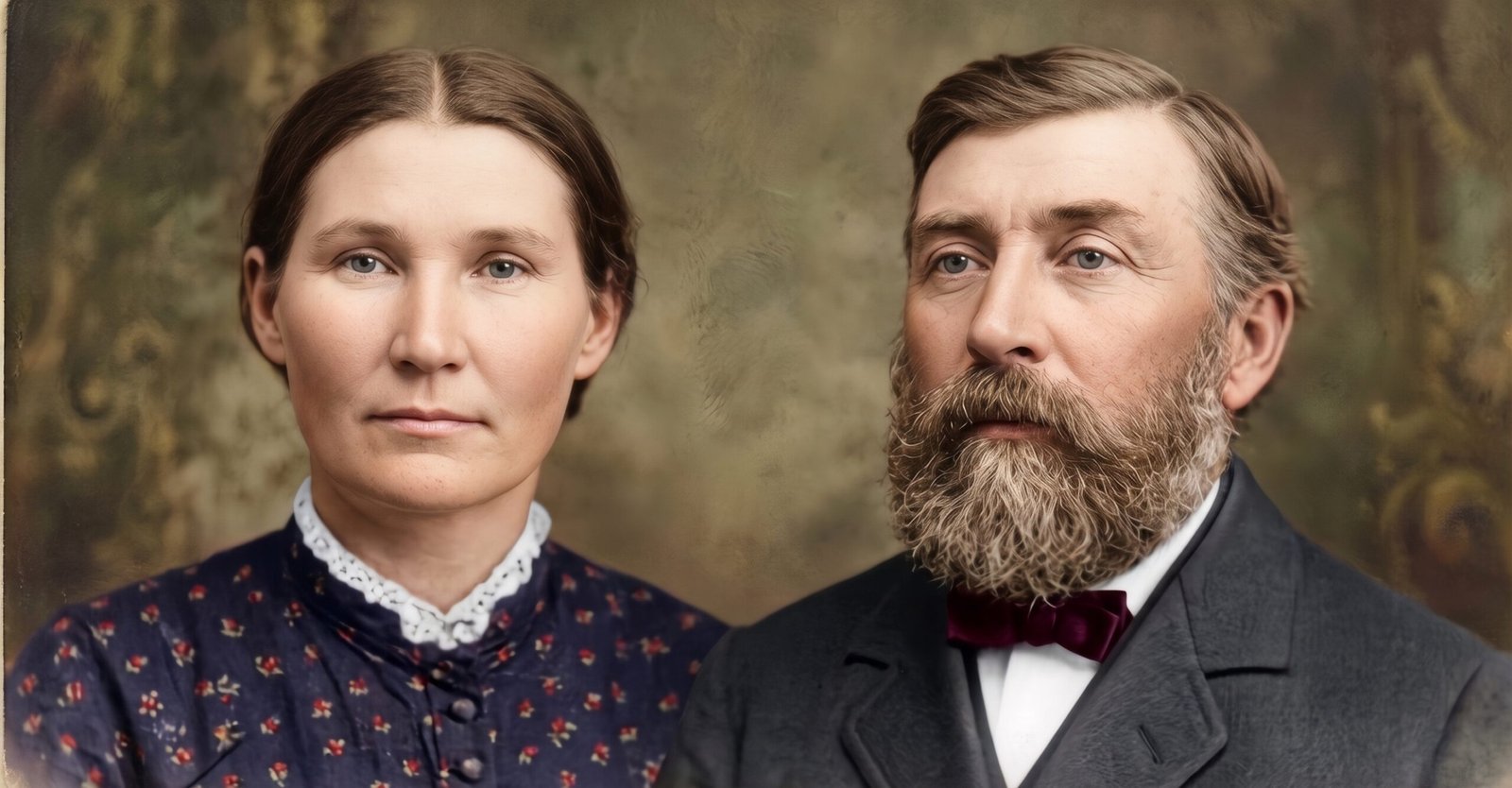 Portrait of Christiane Jeppesdatter and Niels Christensen