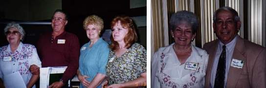 Descendants gathered at the first family meeting, September 1997